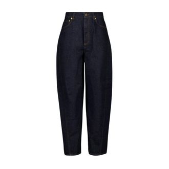Givenchy Raw Cocoon Jeans - female - Givenchy - Loose Fit Jeans - Blue - W25 - Jeans
