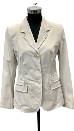 Nvsco Db Flap Pocket Poly/elastic Jacket In Stone