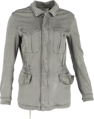 BA&SH Ba & Sh Utility Jacket in Olive Cotton