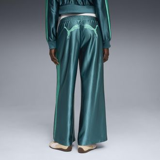 Puma Pantaloni FUTURE.PUMA.ARCHIVE T7 da donna, Abbigliamento, Verde, XL