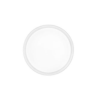 Luce-Ambiente-Design Plaf&oacute;n led blanco con borde de diamante 24w con interruptor cct 40 cm