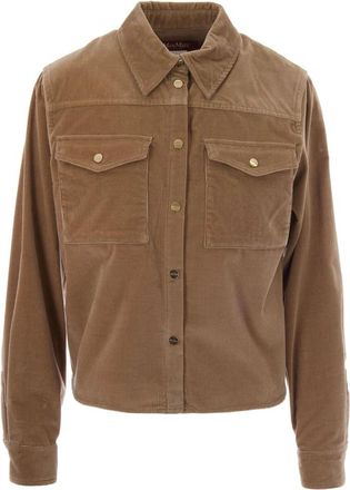 Max Mara Shirts - Dames - Overhemden - Beige - M - Overhemden