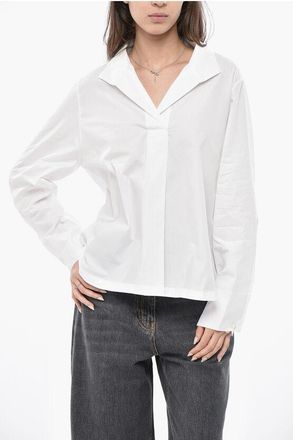 Ines De La Fressange Shirt NOA Cotton Poplin size 44