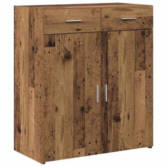 Berkfield Home Storage Cabinet Old Wood 80x42.5x93.5 cm Engineered Wood in Brown