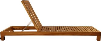 Jan Kurtz Korfu Sonnenliege, Teak natur