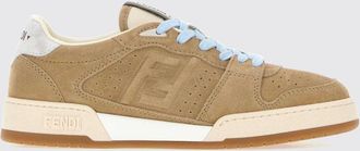 Fendi Sneakers Match in pelle di vitello scamosciata con monogramma FF