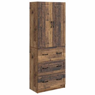 vidaXL Juego De Armarios 2 Uds. 66 X 34,5 X 87 Cm Madera De Ingenier&iacute;a Vidaxl