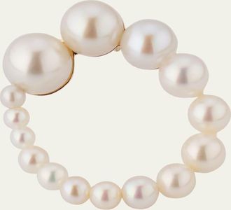 Sophie Bille Brahe Petite Embrass de Perle Graduated Earring, Single, Right