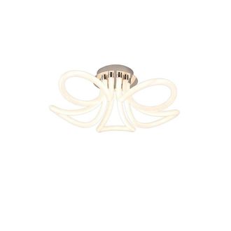Netlighting Knot Led Ceiling 60W LED 3000K 4500lm IP20 Chrome in Silver