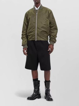 Bottega Veneta nylon bomber jacket padded design