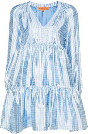 Stine Goya Jasmine midi dress - women - Polyester/Recycled Polyester/Recycled Polyester - M - Blue