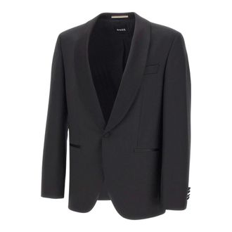 HUGO BOSS Hugo, Blazers, male, Black, Size: XL H-Jeckson-TUX-S-B1 Blazer