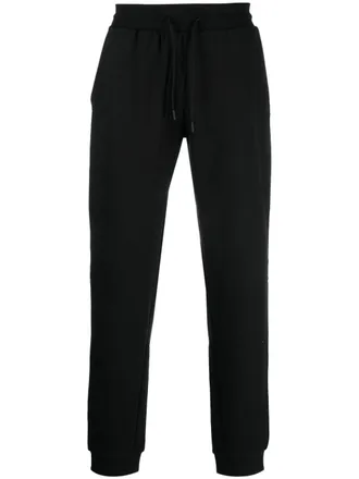 Tommy Hilfiger logo-rubberised track pants - Black