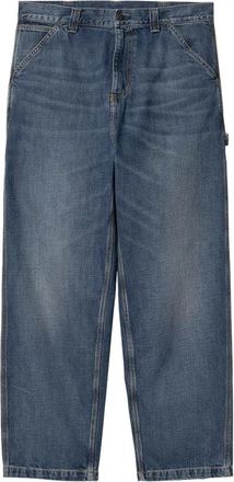 Carhartt Work in Progress Jeans, Heren, Blauw, L, Losse Straight Bootcut Jeans