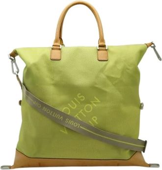 Louis Vuitton Pre-owned Weekend Bags, male, Green, Size: ONE SIZE Pre-owned Damier Geant tote bag 2way Limited