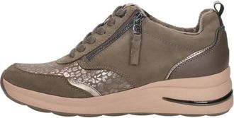 Tamaris Schoenen, Dames, Bruin, 41 EU, Comfort Veterschoenen Laag