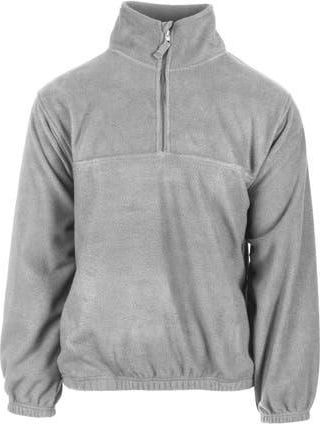 Burnside Polar Fleece Quarter Zip Sweatshirt in Heather Grey at Nordstrom Rack, Size Small