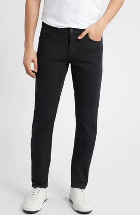 Brax Chuck Modern Fit Marathon Cotton Stretch Twill Pants in Black at Nordstrom, Size 32 X 34