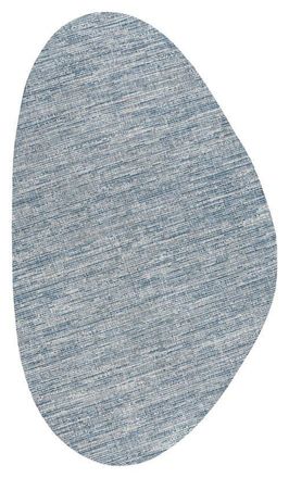 Jonathan Y Designs Callan Modern Rustic Abstract Indoor/Outdoor Shaped Area Rug in Gray/navy at Nordstrom, Size 8Ft 0In X 10Ft 0In
