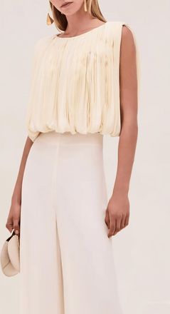Alexis Dorett Sleeveless Top In Ivory