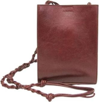 Jil Sander Pre-owned Leren Schoudertas - unisex - Vintage Schoudertas - Bruin - ONE Size - Leer - Vintage