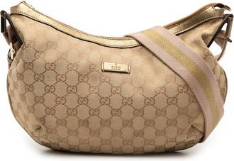 Gucci Pre-owned Gucci GG Canvas Web Crossbody Ladies 181092 669
