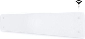 Adax Radiador El&eacute;ctrico Adax Wi-fi Con Frente De Vidrio Templado - Blanco - 600 W - 96,4 X 22,2 X 8,7 Cm - Clea L 06 Kwt