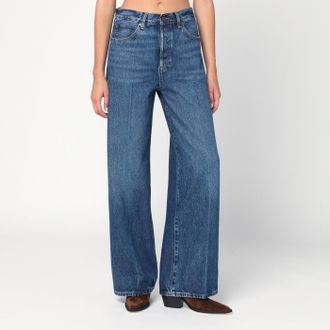 Frame Denim The Collegiate Blue Jeans In Recycled Denim