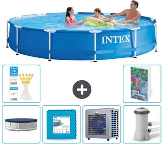Intex Piscina Con Estructura Redonda - 366x76 Cm - 7-piezas S79