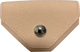 Herm&egrave;s Rose Eglantine Epsom Leather Coin Purse/Coin Case (Pre-Owned)