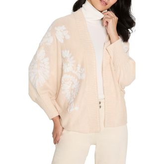 Nic+Zoe Embroidered Cardigan in Neutral Multi at Nordstrom, Size Xx-Large
