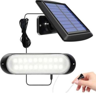 OEM L&aacute;mpara Solar Colgante Para Interiores Y Exteriores, Ip65, Resistente Al Agua, 20 Led, Con Control De Cadena, Ideal Para Jard&iacute;n, Garaje Y Caminos [cla
