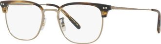 Oliver Peoples Willman Zonnebril - Heren - Brillen - Bruin - 49 MM - Accessoires