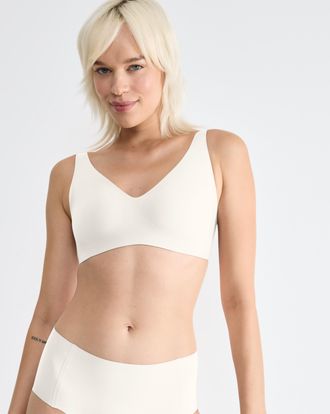 sloggi B&uuml;gelloser BH SLOGGI ZERO Feel 2.0 Soft bra, Damen, Gr. XL, N-Gr, weiss (silk wei&szlig;), Single Jersey, Obermaterial: 76% Polyamid, 24% Elasthan, matt, un