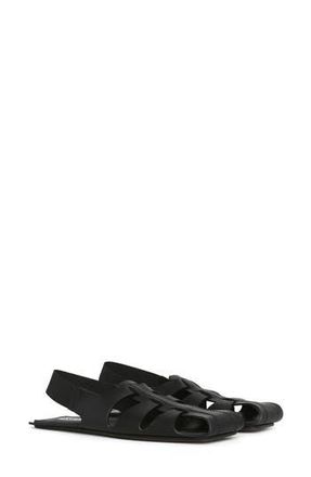 Alaia Slingback Fisherman Sandal in Noir at Nordstrom Rack, Size 10Us / 40Eu