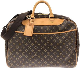 Louis Vuitton Marron Coated Canvas Boston Bag (Pre-Owned)