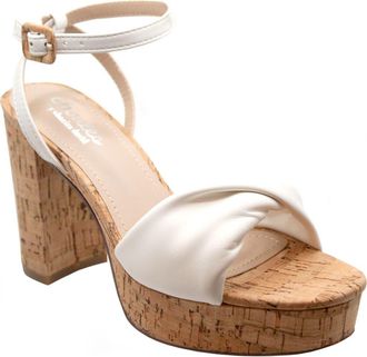 Charles by Charles David Madelina Platform Sandal in White-Sm at Nordstrom Rack, Size 6.5