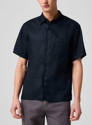 Theory Mens Irving pure linen shirt