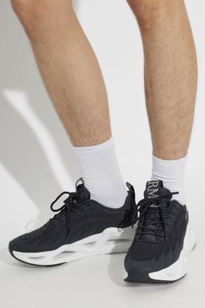 Emporio Armani Sports Shoes With Logo, Mens, Navy Blue