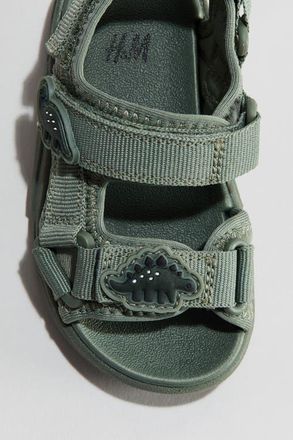 H&M Scuba Sandals in Green at Nordstrom, Size 5.5