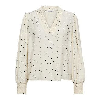 Co'Couture Zioncc Zebra Bow Blouse - female - CoCouture - Blouses - White - XS - Blouses & Shirts