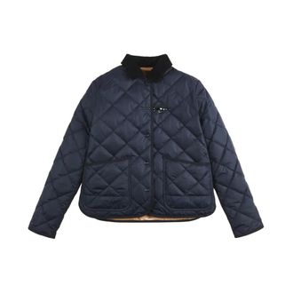Fay Chaqueta Corta Acolchada de Diamante - Jackets - Mujer - Azul - M