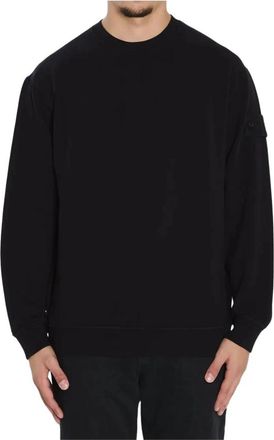Stone Island Felpa Ghost - Heren - Sweatshirts - Zwart - XL - Katoen - Hoodies & sweatvesten