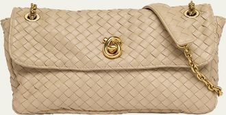 Bottega Veneta Madison Intrecciato Leather Shoulder Bag