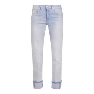 Dondup Cropped Jeans, female, Blue, Size: W27 Jeans Coco