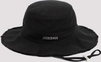 Jacquemus Black Logo Bucket Hat