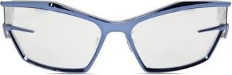 Givenchy Ladies Blue Rectangular Sunglasses BR008SR04P