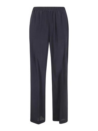 Seventy Crepe Mixed Silk Trousers