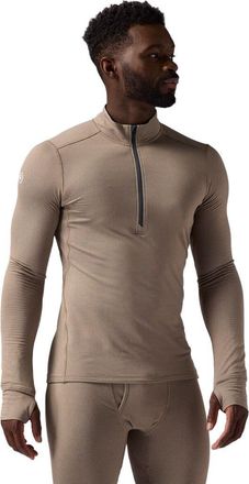 Backcountry Pines Micrrid Ultra-Lt Baselayer 1/4-Zip Top - Mens in Fallen Rock at Nordstrom, Size Xx-Large
