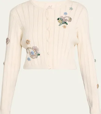 Cinq &agrave; Sept Allison Embellished Cardigan